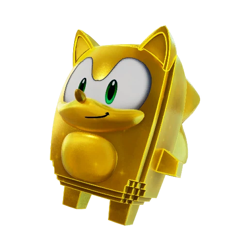 Gold Sonic Sprite